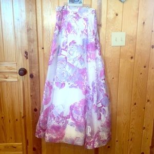 Bottom half of a prom dress